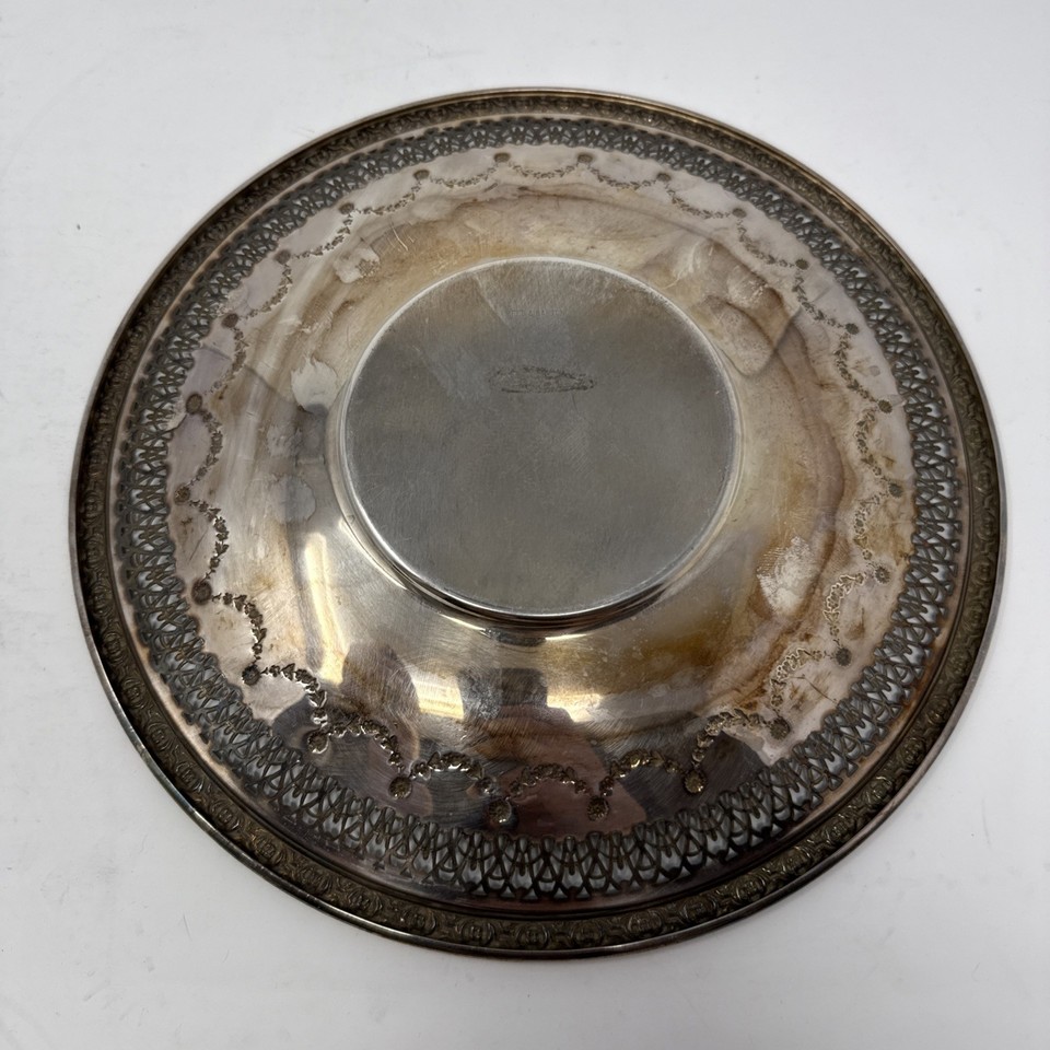Silver Plated Plate Reed & Barton #1703 10.25” Serving Platter Sandwich ...