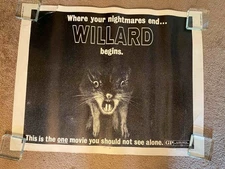 Willard Half Sheet 1971 Bruce Davison, Sondra Locke, Elsa Lanchester!