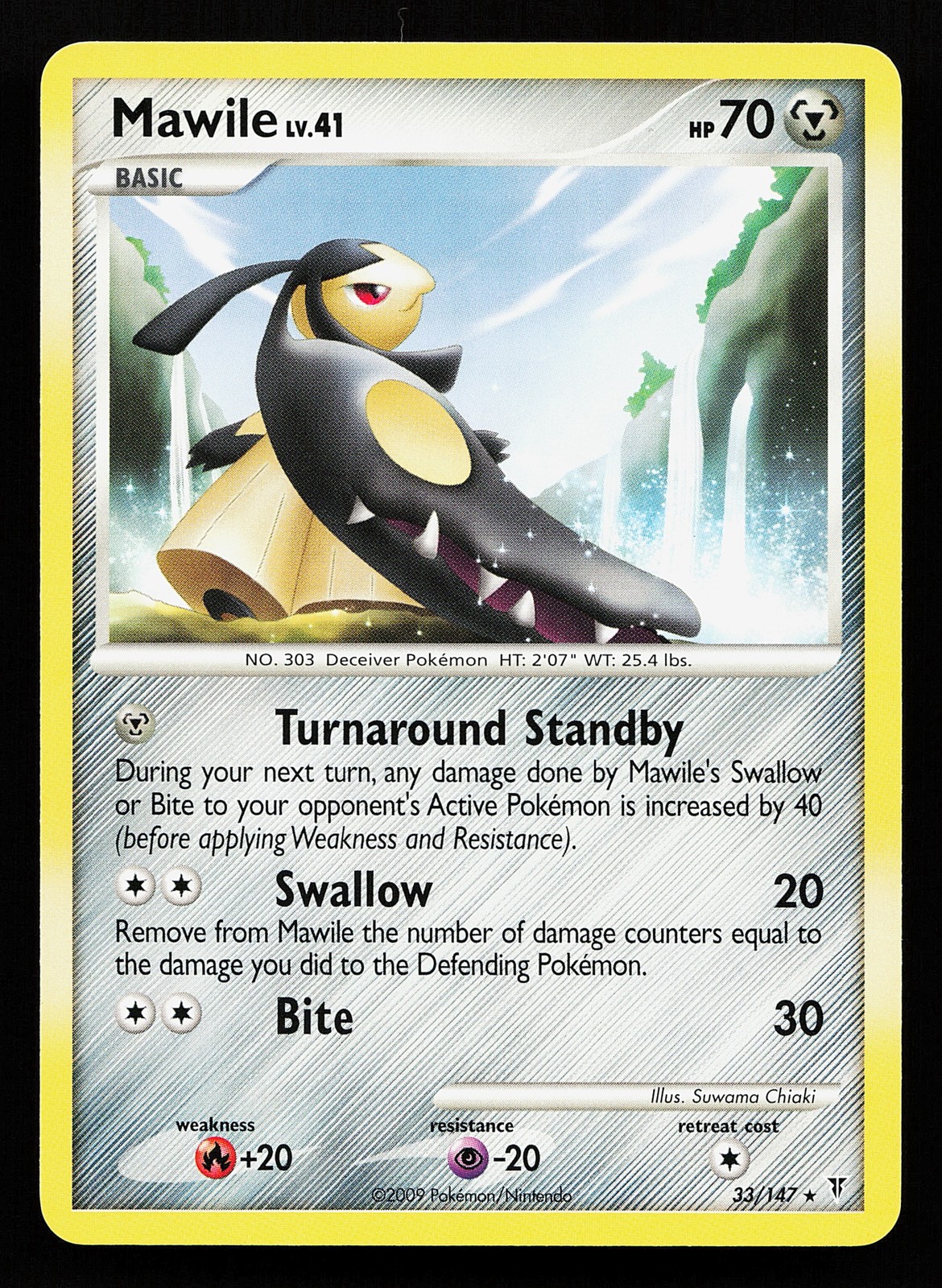 Mawile 33/147 Rare Supreme Victors Pokémon Card