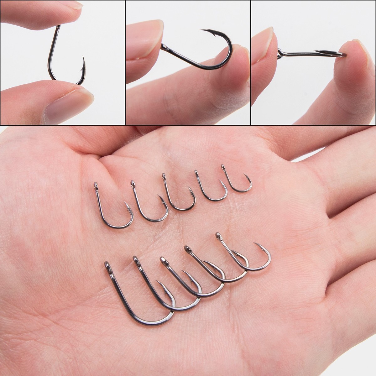 3.0 fishing hooks Hayabusa EC952-3/0-1/16 WRM958WT Wide Gap Weighted Hook George Young JR Gamakatsu Live Bait Hooks