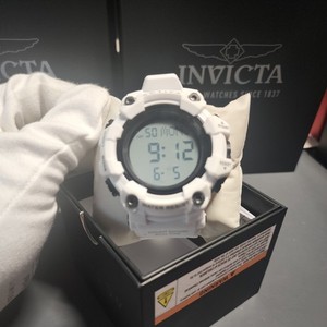 Activa Kadron X Invicta Digital Men’s Watch - 53mm, White ACW1968-004 New!!