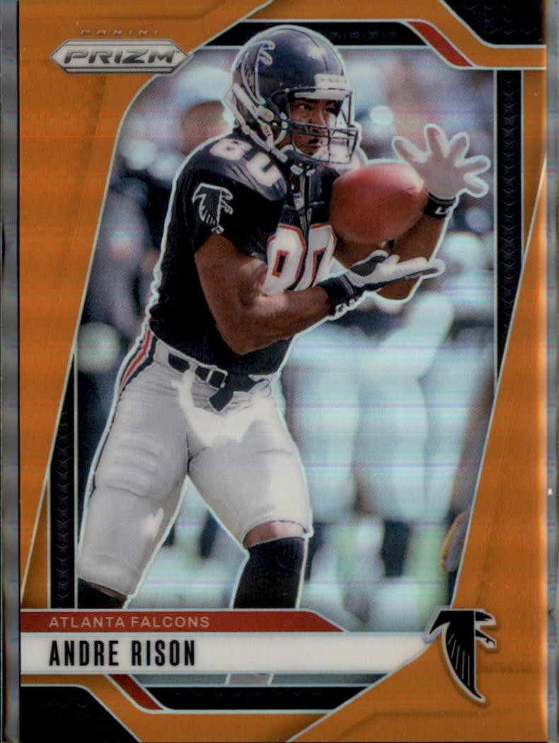 2024 Panini Prizm #16 Andre Rison Orange #/249 Atlanta Falcons