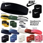 NIKE SWEAT BAND HEADBAND and WRISTBAND SET  TENNIS COURT SPORTS RUNNING TRAINING