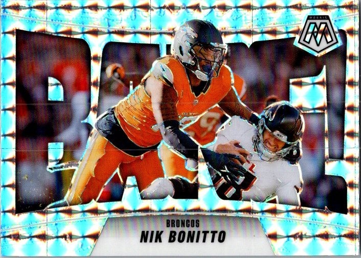 2025 Panini Mosaic #5 Nik Bonitto Bang! Mosaic