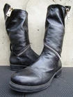 A.S.98 | Airstep Moto Tall High Boots Black Zipper  Style - EUR 40 | US 9 - 9.5