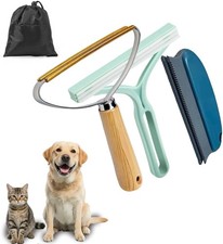Pet Hair Remover 2nd Gen 3 Pack Reusable Lint Removal Tool Couch Carpets Cat