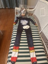 Halloween The Hedgehog Sonic Costume Kids Jumpsuit Mask Gloves Fancy Dress Set