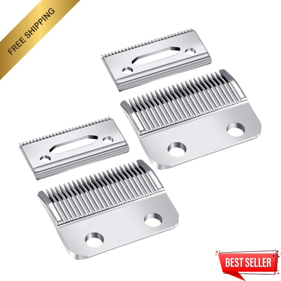2 Sets Adjustable Clippers Blades 2 Hole Hair Trimmer Replac