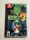 Luigi's Mansion 3 (Nintendo Switch) TESTED & WORKS- Artwork Label Crease/damaged