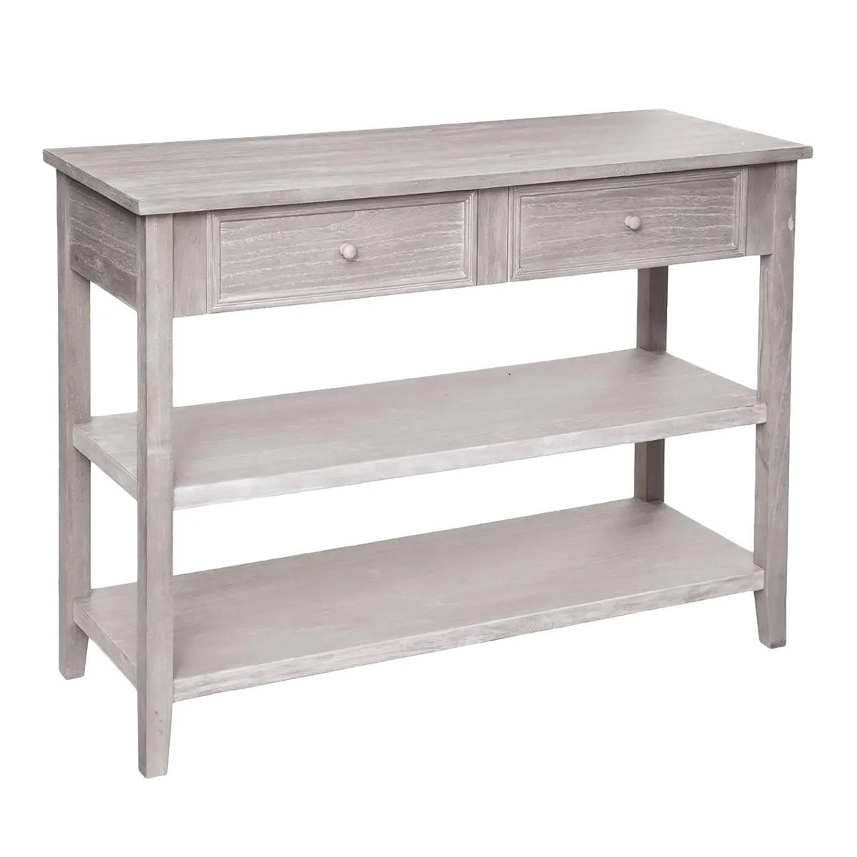 Console en bois Charme 110cm naturel aux finitions artisanales haut de gamme