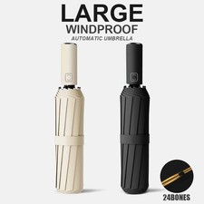 Automatic Folding Umbrella 24 Bone Large UV Protection Lightweight Umbrellas