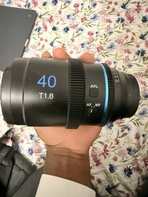 Sirui 40mm T1.8 1.33x S35 AF Anamorphic Lens for E Mount Cameras, A6500, A6700