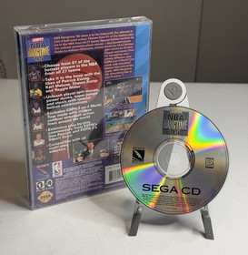 ESPN NBA Hangtime '95 (Sega CD, 1994) CIB, Reg. Card, Tested