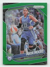 2025 Panini Prizm WNBA #135 Maya Moore Green Prizms