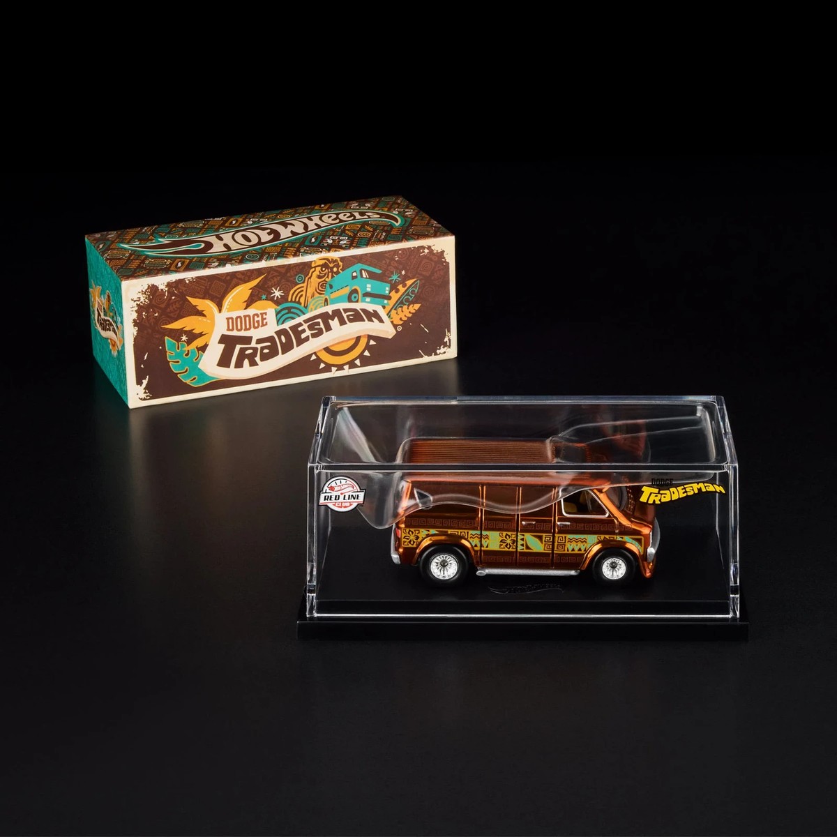 Hot Wheels RLC Exclusive '70s Dodge Tradesman Van Spectraflame