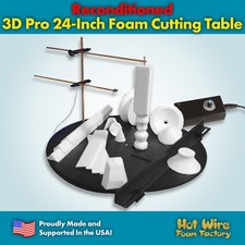 Hot Wire Foam Factory Reconditioned Pro 24-Inch 3D Foam Cutting Table