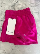 Lululemon NEW Hotty Hot High-Rise Short 2.5" Size 8 Pink Flare NWT