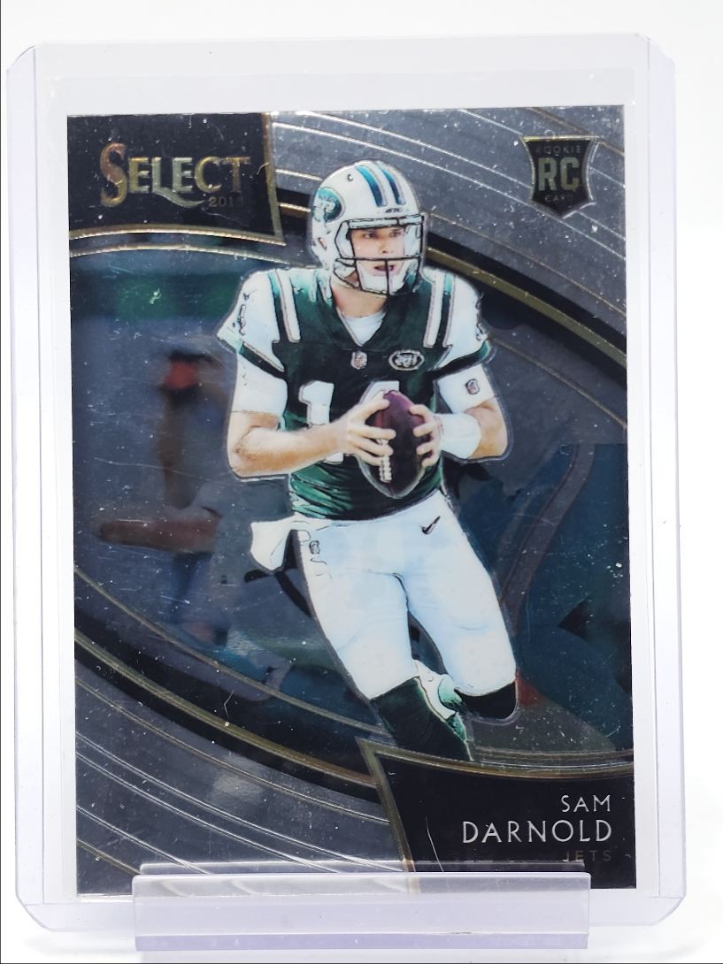 SAM DARNOLD 2018 SELECT FIELD LEVEL ROOKIE FOOTBALL JETS A RC Q6748