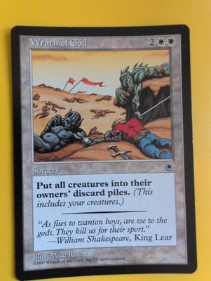 Zorn Gottes. Portal. alter vintage. Magic the Gathering Karte.