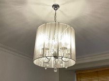 chandelier with lamp shade for ceiling