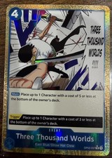 Three Thousand Worlds OP03-057 Alt Art R* PRB-01 One Piece Card Game Eng -