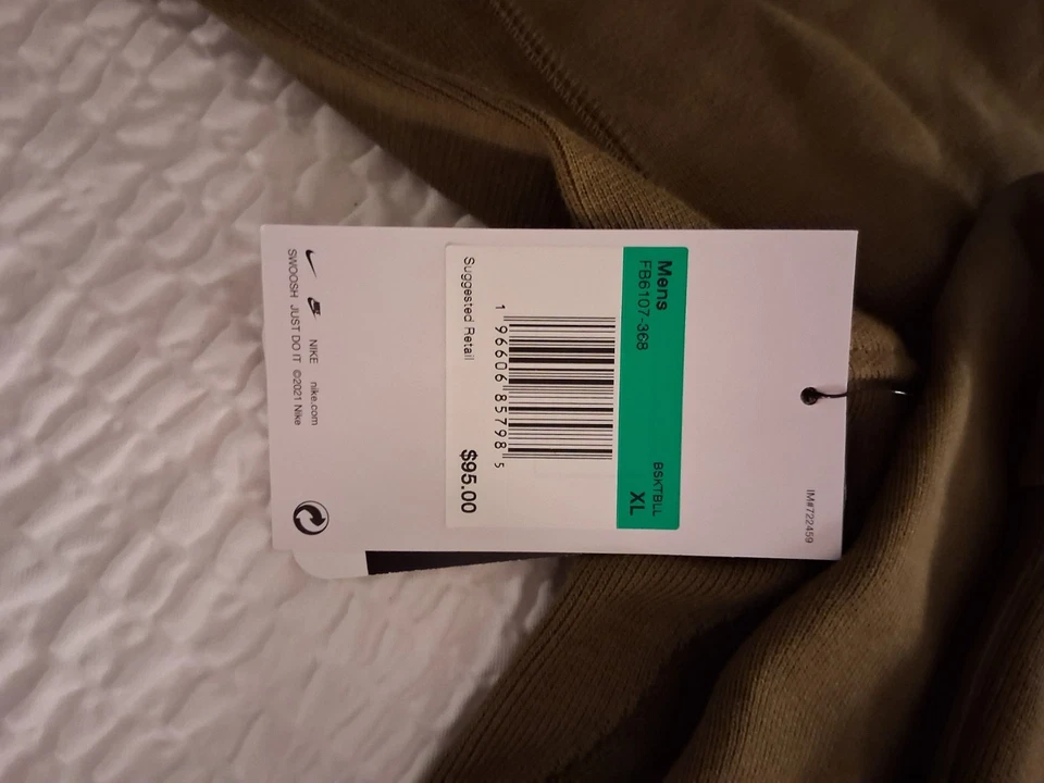 Мужская толстовка с капюшоном Nike Boston Celtics размер XL ТЯЖЕЛЫЙ МАТЕРИАЛ НОВАЯ С ЯРЛЫКАМИ ЗЕЛЕНАЯ - Изображение 2 из 4