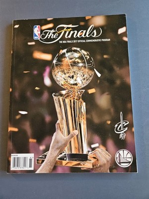 2017 NBA FINALS CHAMPION PROGRAM GOLDEN STATE WARRIORS vs. CLEVELAND CAVALIERS