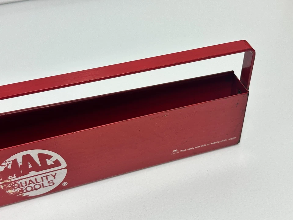 Organizador de bandeja soquete de metal MAC Tools USA 13,5" de largura vermelho com alça, VT15 - Imagem 3 de 4