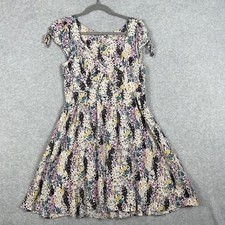 Free People Miss Right Fit Flare Dress Womens Size S Boho Maximalist Cottagecore