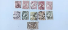 Mixed Lot Used Old Australia Stamps Including Roos - Some With Faults