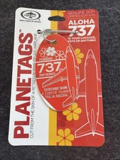 Planetag - Aloha Airlines Boeing 737  wie Aviationtag