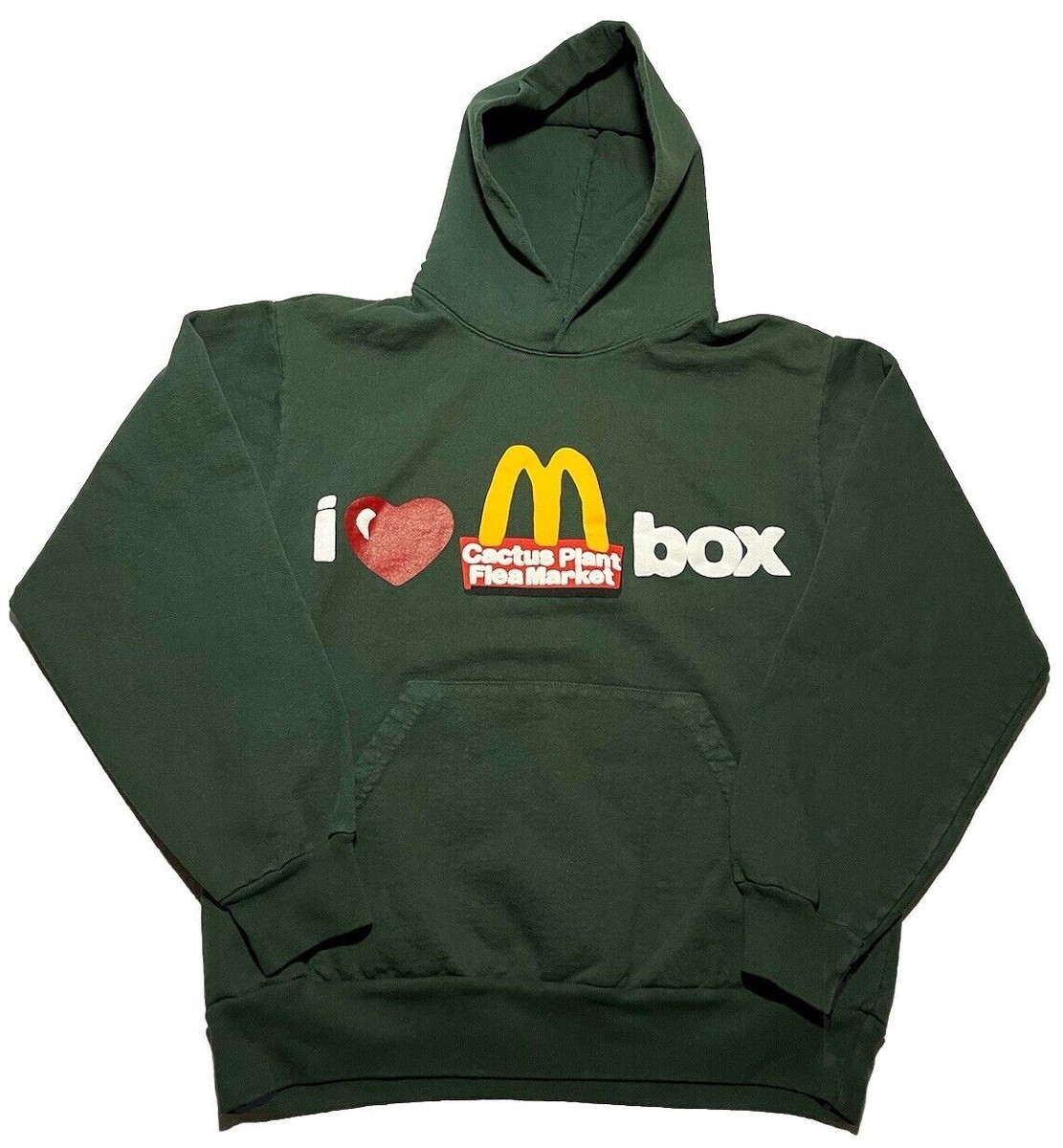 Cactus Plant Flea Market CPFM X McDonalds Green Hoodie Size Cactus Plant Flea Market CPFM X McDonalds Green Hoodie Size