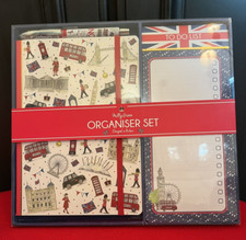 London Organiser Set by Milly Green, Notebook, To Do List, Rollerball Pen, NEW