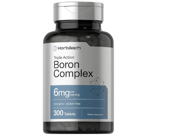 Triple Boron Complex 6 mg Supplement | 300 Tablets | Triple Action