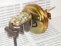 Gm Delco 9 Power Brake Booster Master Cylinder 1 Bore Disc/drum Gm A/f Body Gm Delco 9 Power Brake Booster Master Cylinder 1 Bore Disc/drum Gm A/f Body