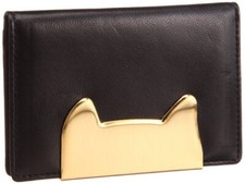 Tsumori Chisato Card Case NekoFrame 57390 Black