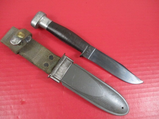 WWII US Navy Mark 1 Fighting Knife Marked: Geneva Forge w/USN MK 1