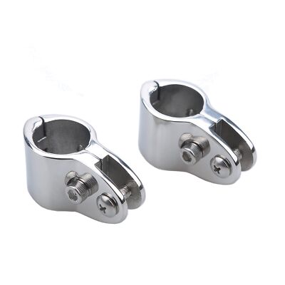 Boat Bimini Top Hinged Jaw Slide Rail Mount 316 Stainless Steel Marine Hardware 