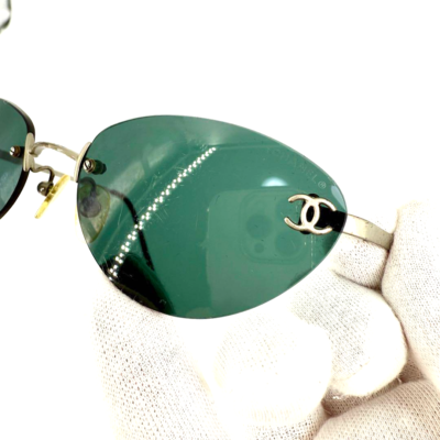 CHANEL Rimless Sunglasses 4003 103 71 Body Only | eBay
