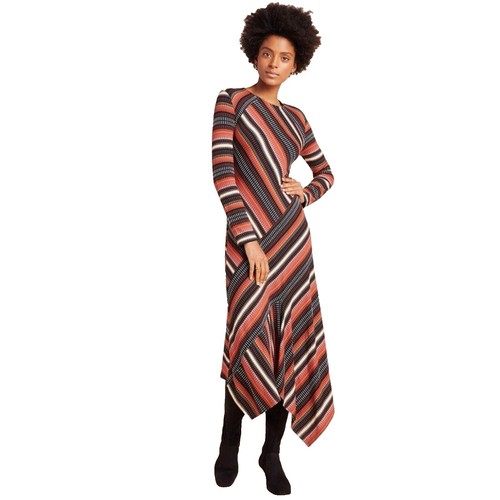 Anthropologie Daily Practice Knit Stripe Long Sleeve Sweater Dress Size  Medium | eBay