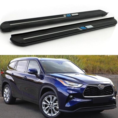 Fits For Highlander Kluger XU70 2022-2024 Running Boards Side Step Nerf Bars ALU