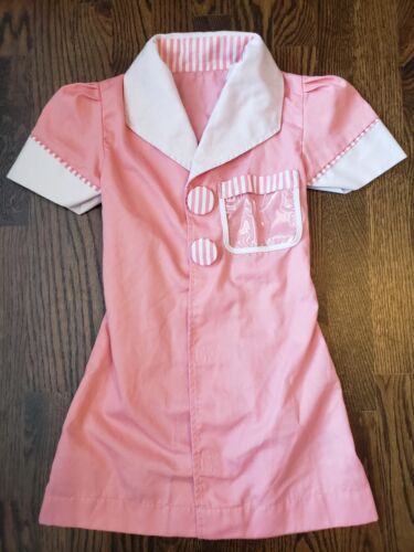 Melissa & Doug Waitress 50's Diner Pink Role Play Costume DressSize Ages 3-6  - Picture 1 of 6