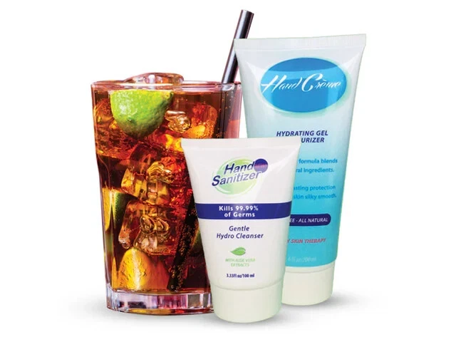 Paquete combinado Smuggle Your Booze tubo desinfectante falso de 4,5 oz tubo de crema de manos falso de 7 oz Foto 4 de 4