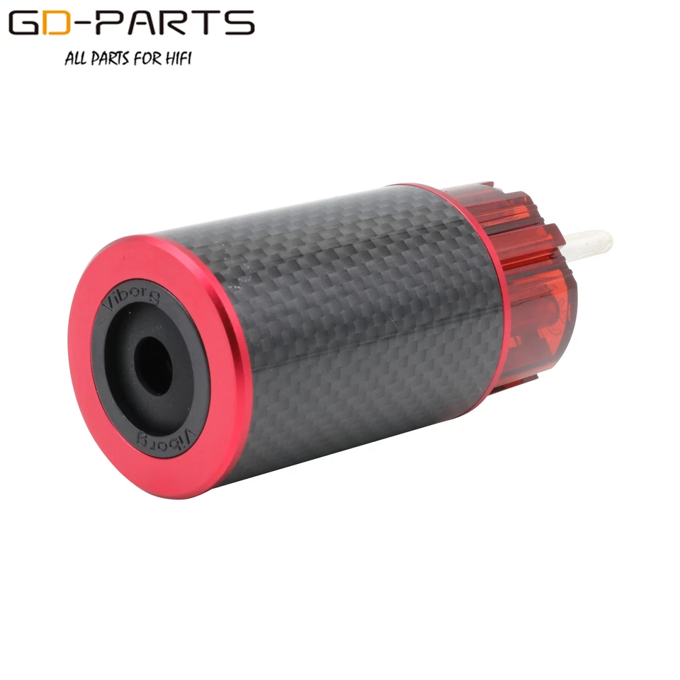 Viborg Solid Pure Silver EU Power Plug Mains AC Shucko Power Connector 250V 16A - Image 4 of 4