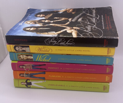 Pretty Little Liars Book Set Of 6 YA Teen Mystery Sara Shepard Harper Teen