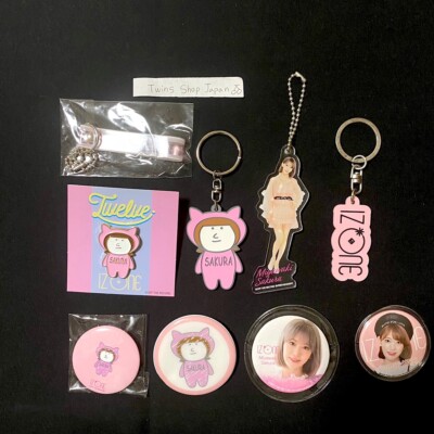 IZONE Sakura Goods set light stick fan club plush can badge IZ*ONE