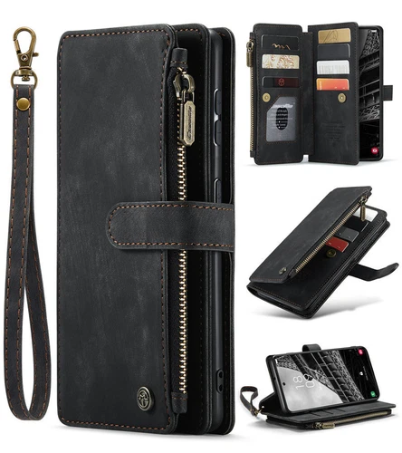 For Samsung S25 S24 S23 FE S22 S21 Detachable Magnetic Cover Leather Wallet Case - Picture 35 of 63