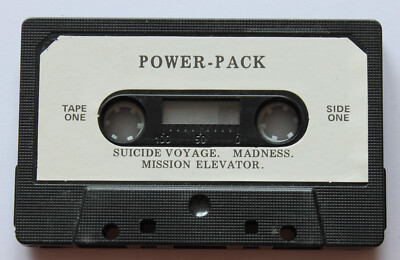 Power-Pack Tape 1 Suicide Voyage Madness Mission Elevator Fist II Magic (C64)