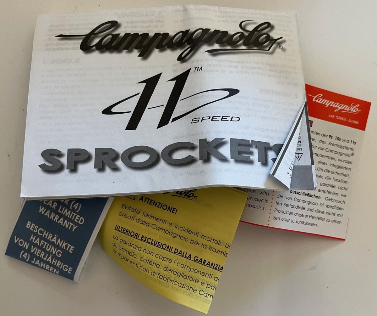 Campagnolo Super Record 11S Sprockets 11 - 23 | eBay