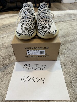 Size 11.5 - adidas Yeezy Boost 350 V2 Low Zebra